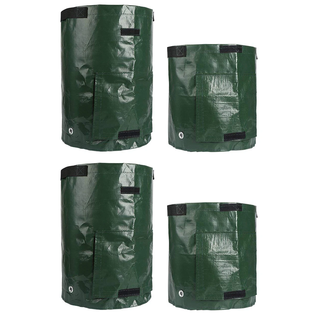 

Hot Sale 2PCS 10 Gallon and 2PCS 7 Gallon Potato Grow Bags, Planter Bags with Access Flap and Handles for Planting Vegetables,