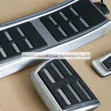 Нержавеющая сталь авто на педаль комплект для ног педаль газа Тормозная педаль для Audi A5