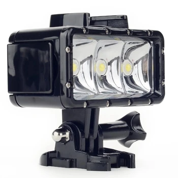 

Waterproof Diving Underwater 3 Led Video Light W/ Battery Suitable For Hero Hd 4 3+ 3 2 Sj400