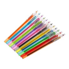 Diamond Gel Pen School Supplies Draw 12 Colored Pens Student Candy Color Gifts Gel Ink Pen 4pcs lot office supplies hearts pencils pen colored pen gel ink pen multi color signature pen painting supplies student specific