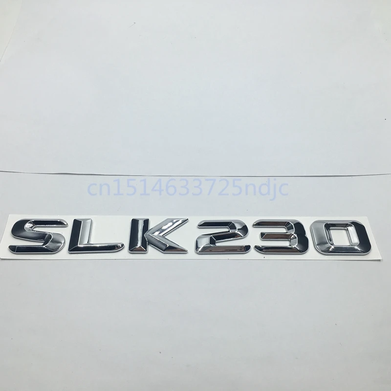 Для Mercedes Benz SLK230 SLK250 SLK280 SLK300 Эмблема багажника автомобиля хромированная стикеры