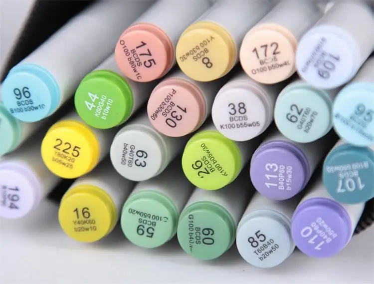 Finecolour EF101 двойная головка эскизный арт маркер на спиртовой основе Чернила для рисования маркер ручка для товары для рукоделия 1 шт. в любом цвете