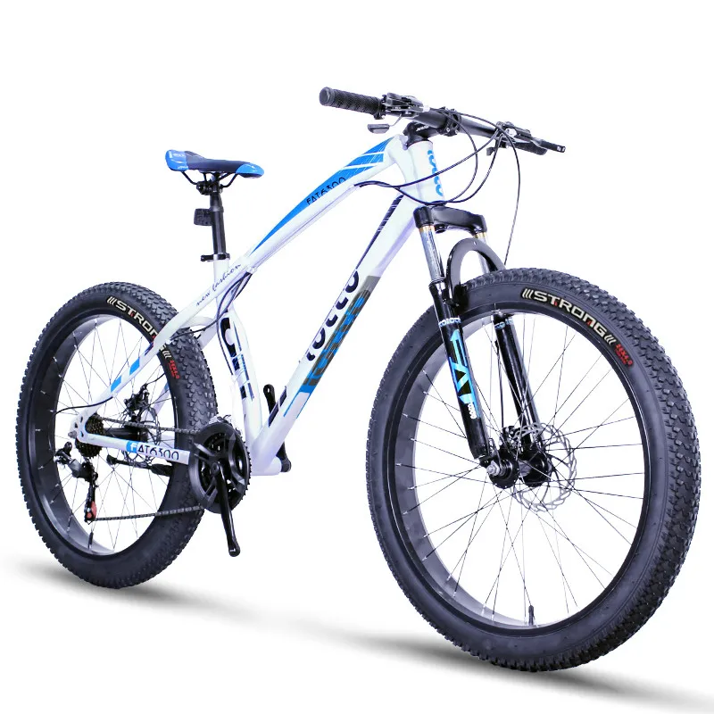 Бренд горный велосипед 3,0 Расширенная шина из углеродистой стали образная рама двойной диск тормозной Спорт пляж снег велосипед Открытый Bicicleta