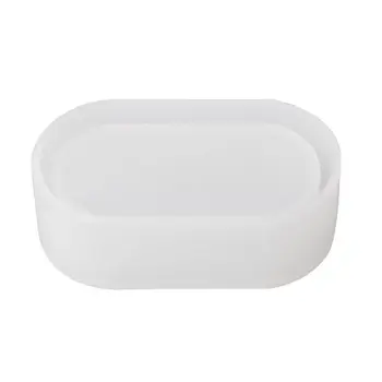 

Long Ellipse Flowerpot Silicone Mould Storage Box DIY Handmade Making Crafts Crystal Epoxy Mold