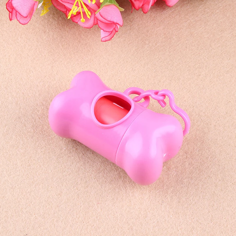 Garbage Clean Dispenser Box Pet Dog Bags Degradable Pet Dog Waste Poop Bag With Printing Doggy Bag Trash Garbage bag 2 PCS