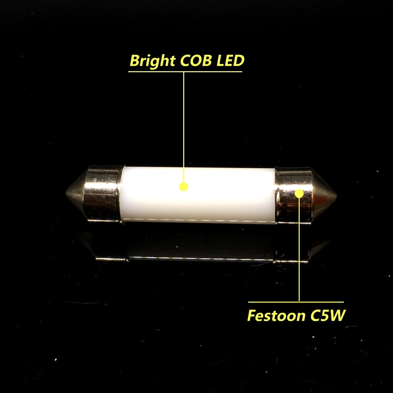 4x фестон светодиодный купол 31 мм 36 мм 39 мм 41 мм C5W C10W 212-2 6418 Белый внутренний светильник для Чтения номерного знака светодиодный светильник лампа для стайлинга автомобилей