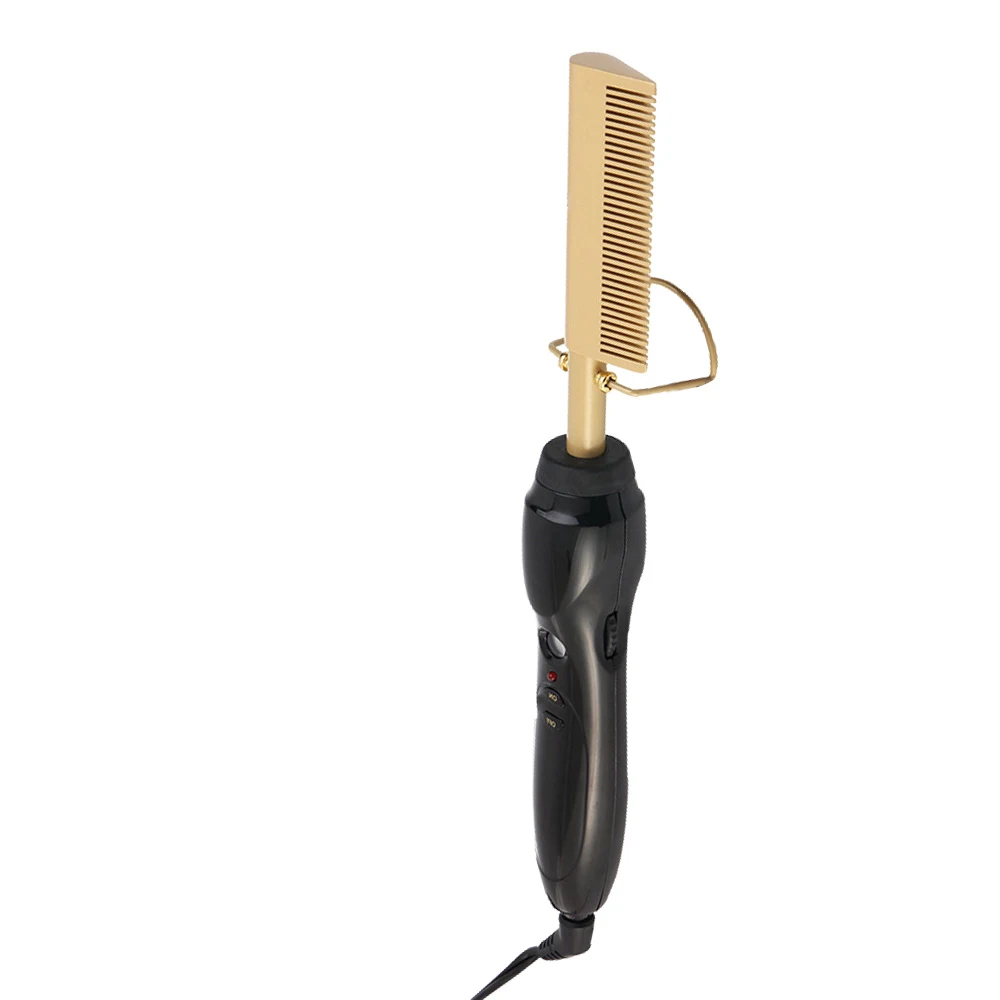 

Electric Comb Straightener High Heat Press Comb Hot Straightening Electric Comb Environmentally Friendly Titanium Alloy