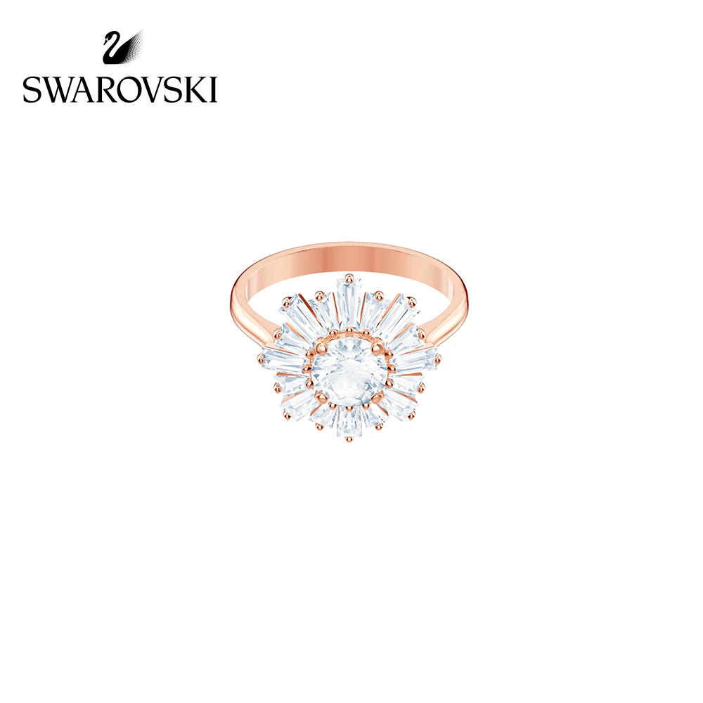 

Original Genuine Swarovski SUNSHINE Sun pattern ring woman crystal ring accessories Hand ornament 5474918