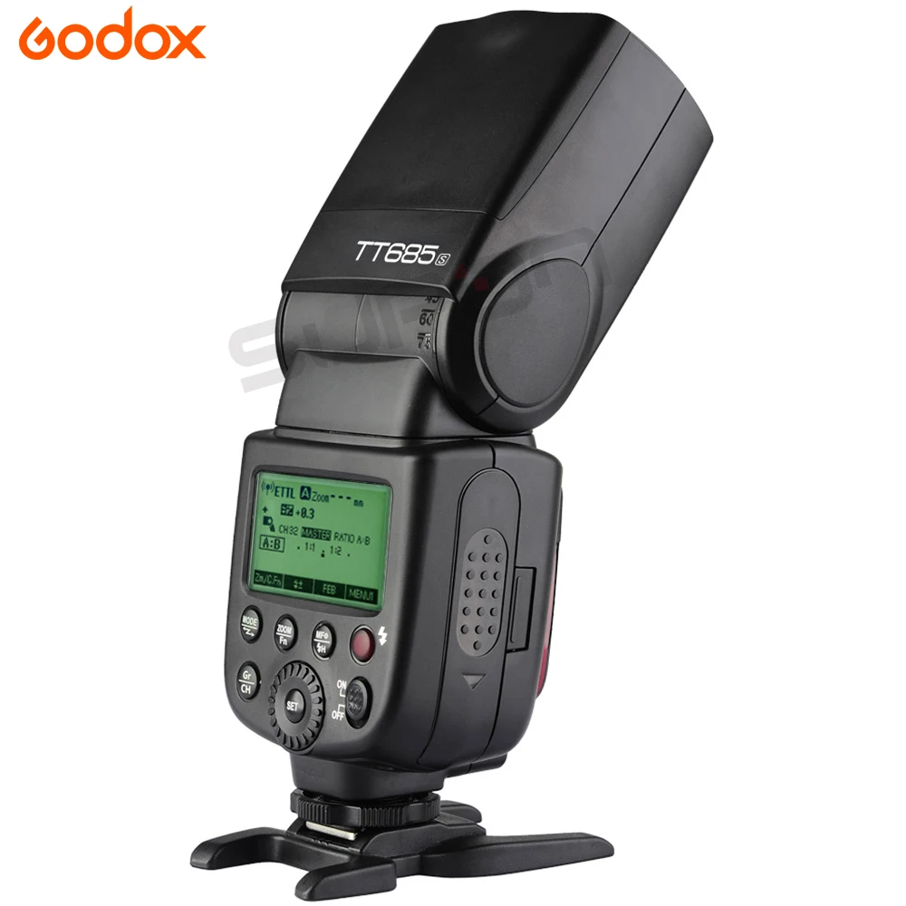 Вспышка Godox TT685S 2 4G HSS 1/8000 с TTL фотовспышка для камеры 15*17 см + софтбокс XPRO S цифровой