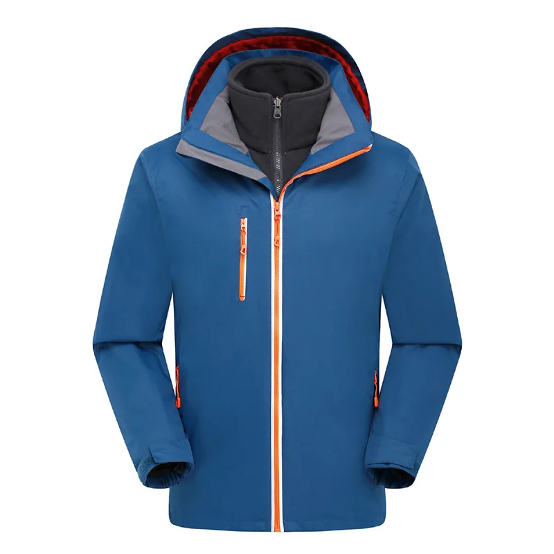

Soild Color 3in1 Water Resistant Outdoor Winter Jacket Men Camping Hiking Ski Coat Windstopper Sport Climbing Jaqueta Feminina