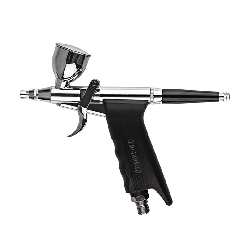 

Airbrush Kit spray gun set 2CC/5CC/13CC cup capacity nozzle 0.3mm with 0.2mm and 0.5mm gun type pull switch DIY spray paint