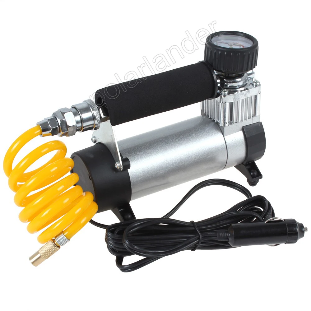 12V Portable Tire Inflator Super Flow Car Pump Air Compressor 100PSI