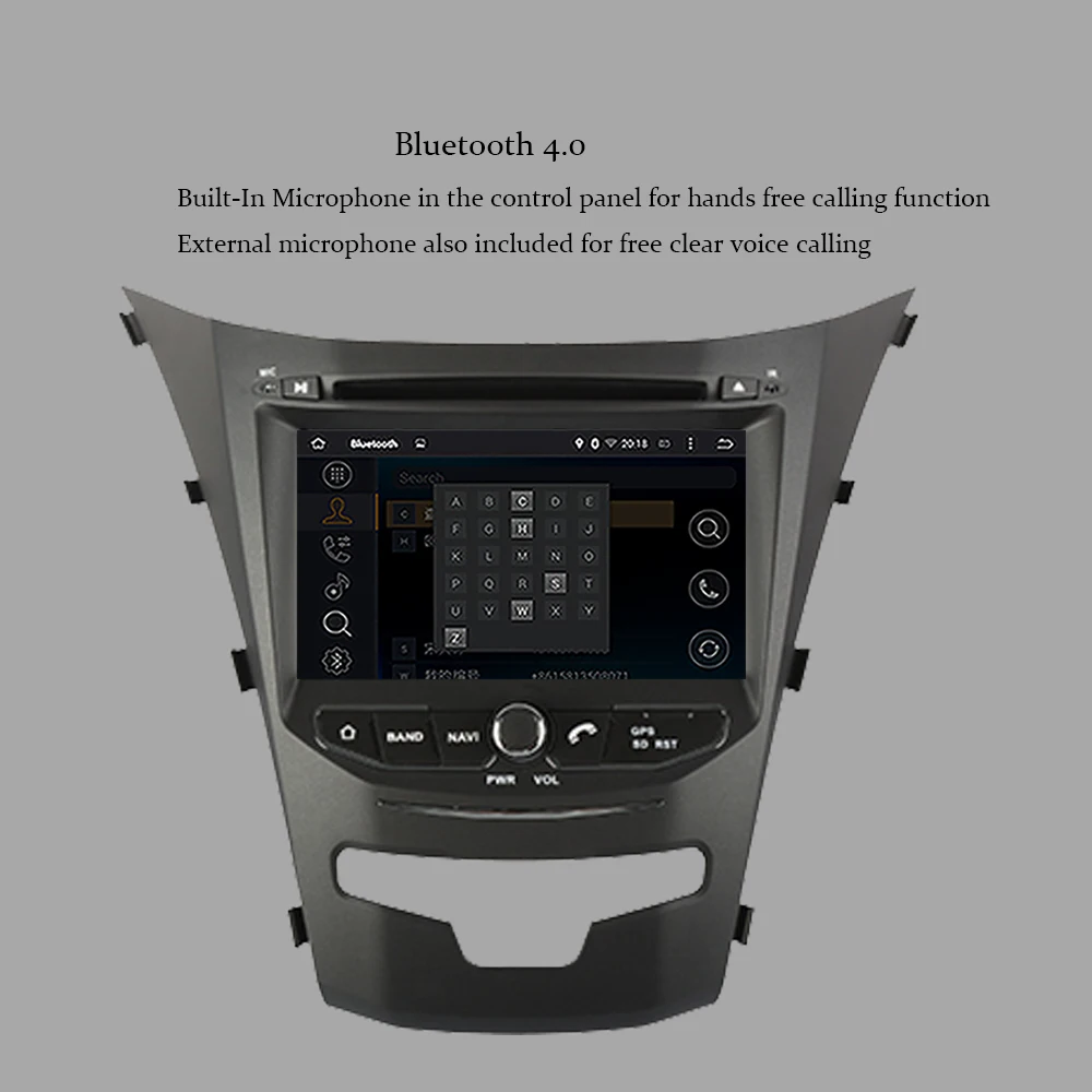 Cheap Android 9.0 Octa Core Car Radio Stereo For SSANGYONG KORANDO/C210/SSANGYONG ACTYON 2013-2019Car GPS Navigation Multimedia Player 3