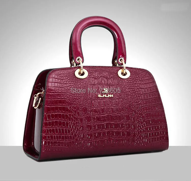 

New style 2016 fashion high quality women handbags crocodile pattern bags shoulder bags crossbody women messenger bags SL925
