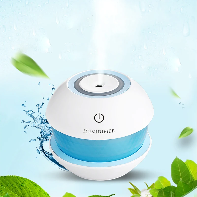 

1PC Humidifier USB Magic Diamond 7 Colors Night Lights Ultrasonic Car Aroma Essential Oil Diffuser Mini Air Purifier