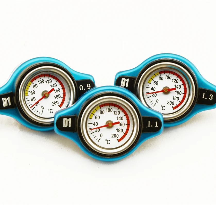 Radiator cap with gauge Clearance