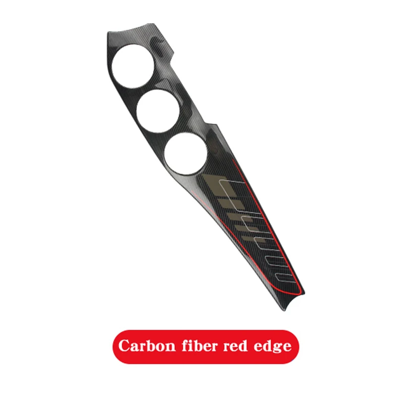 Для CLA Отделка приборной панели из углеродного волокна GLA крышка панель управления Для Mecedes W117 X156 CLA200 CLA250 CLA45 GLA200 GLA220 GLA45 - Название цвета: Carbon fiber RED