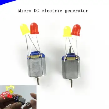 

130 DC Motor Mini electric generator DIY Model wind driven generator LED Science/ technology make small motor