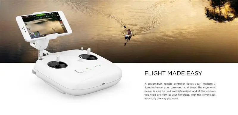 DJI Phantom 3 Standard FPV With 12MP Camera Shoots 2.7K Video RC Quadcopter RTF