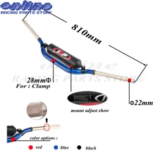 810 мм новая рукоятка 28 мм 1-1/" питбайк Мотокросс Мотоцикл Руль 810 мм Универсальный Мотоцикл Байк