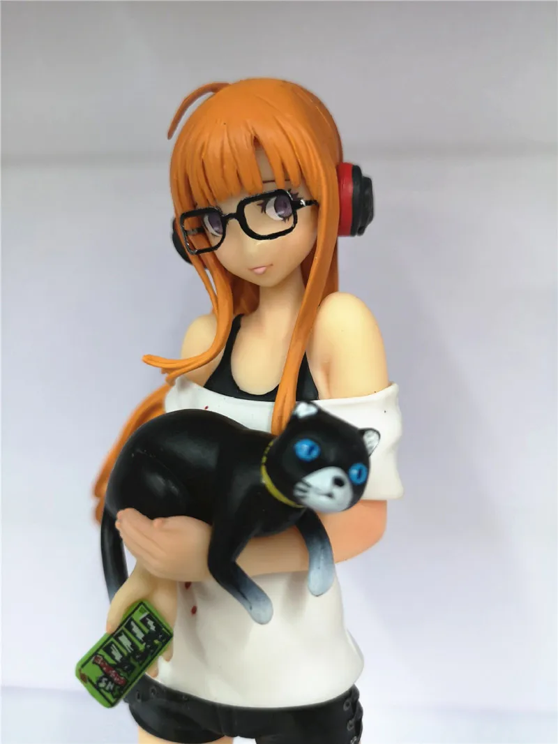 21 см Аниме игра Persona 5 фигурок футаба Сакура ПВХ фигурка Коллекция Модель игрушки для подарка