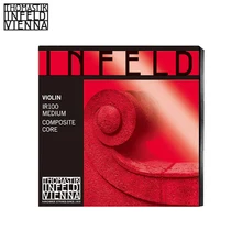 Tomastik-Infeld IR100 красные Струны для скрипки, полный комплект, размер 4/4, синтетический сердечник для скрипки