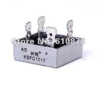

KBPC-1010 KBPC1010 Diode Bridge Rectifier 10A 1000V 28x28x21mm