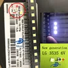 200PCS FOR LCD TV repair LG led TV backlight strip lights with light-emitting diode 3535 SMD LED beads 6V ► Photo 2/6