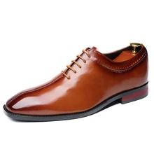 Dress Shoes Men Oxford Patent Leather Men's Dress Shoes Business Shoes Men Oxford Leather Zapatos De Hombre De Vestir Formal heinrich summer new quality men shoes leather for men business dress shoes leather lace breathable men shoes zapatos de vestir