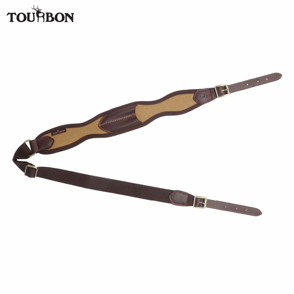 Tourbon Hunting Accessories Rifle Gun Sling Canvas Belt w/Cartridges