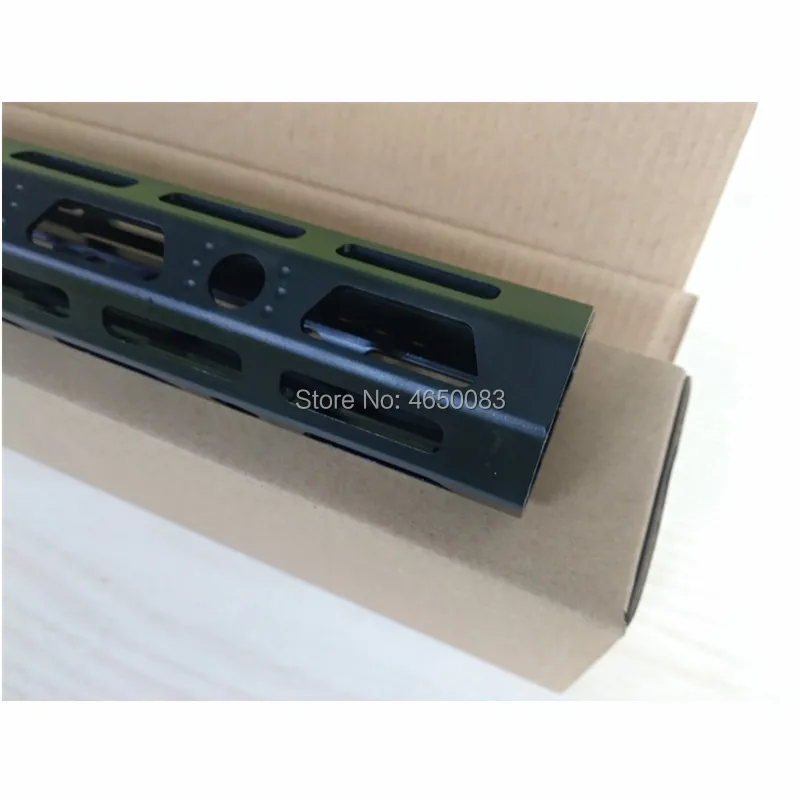 Rifle com Porca de Barril de Aço Ultra-leve Super Magro Mlok M-lok Handguard Livre Float Ar15 m4 M16 223 5.56 3 Ultra-leve super magro mlok mlok M-LOK handguard