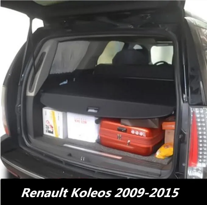 

JIOYNG Car Rear Trunk Security Shield Cargo Cover For Renault Koleos 2009 2010 2011 2012 2013 2014 2015 ( black, beige)