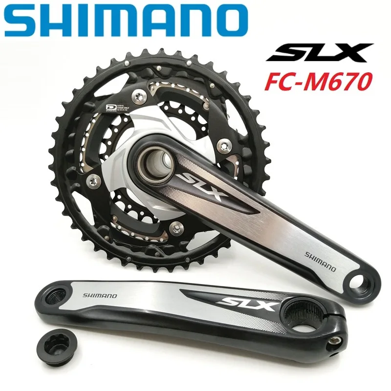 

SHIMANO SLX M670 10 Speed 42-32-24T 170mm Crankset MTB Mountain Bike 10/30 Speed Crank Chainwheel Bicycle Part