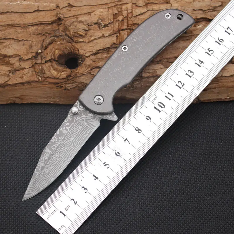 Buy Folding Knife Browning 5CR13MOV Blade Damascus