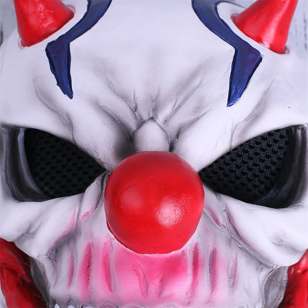 PAYDAY 2 Mask Rust Masks Game Payday 2 mask Cosplay Resin Red Nose Halloween Party Prop (23)