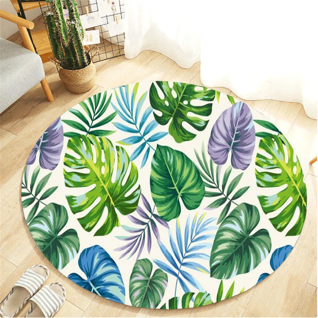 

Botany Elements Blanket Round Bathroom carpet 55cm Bathroom Products Bath Rugs Bathroom Funky Shower Curtain Round family Home