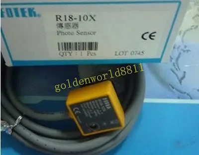 DHL/EMS 2 LOTS NEW FOTEK R18-10X photoelectric switch good in condition for industry use -A1