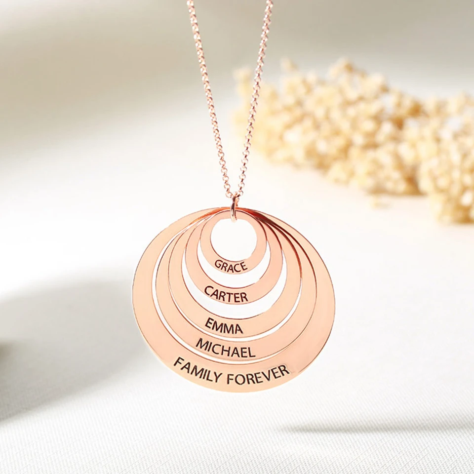 monogram necklaces for mothers