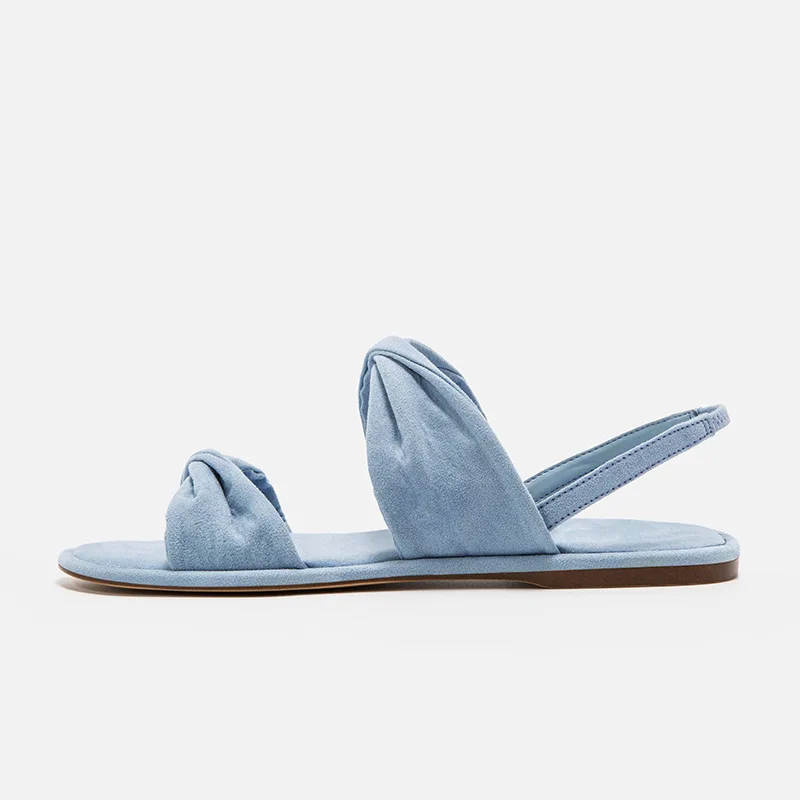Double Simple Nœud Mignon Noir Mode rose Été Couleur bleu Sandales 2019 Solide De Décoration Femmes Confortable Décontractées Style Chaussures Nouvelle OPxtwqgv