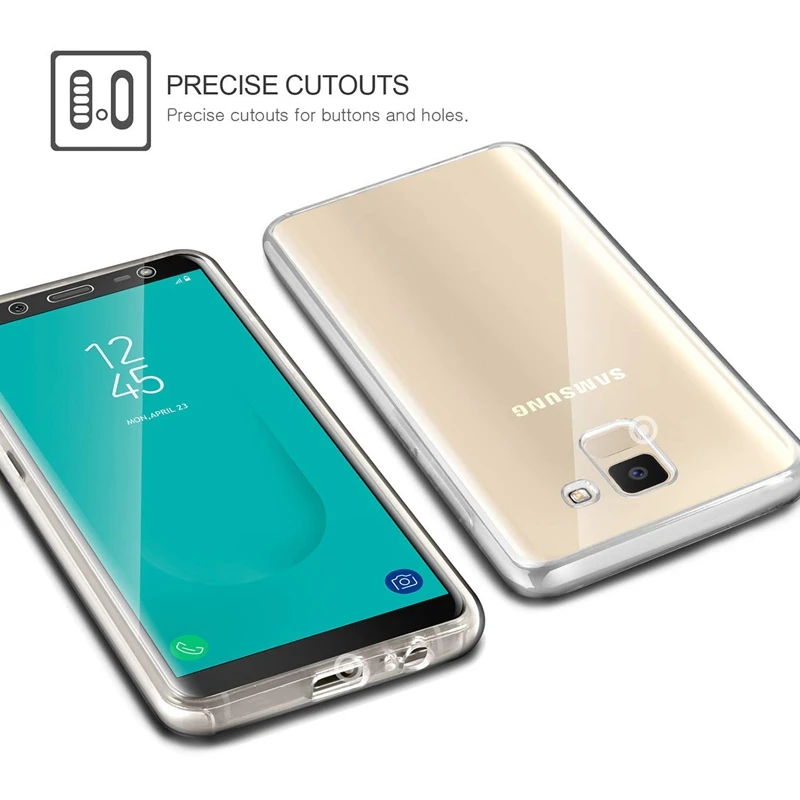 Чехол с полным покрытием на 360 градусов для Samsung Galaxy S8 S9 S10 Note 8 9 J4 J6 A8 A6 Plus J8 S10e A10 A30 A50
