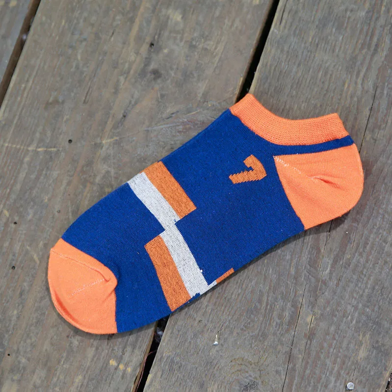 3 пары Для мужчин комфортно носок новый формирование персонализированные хлопковые носки Для мужчин Невидимый летняя студенческая мода