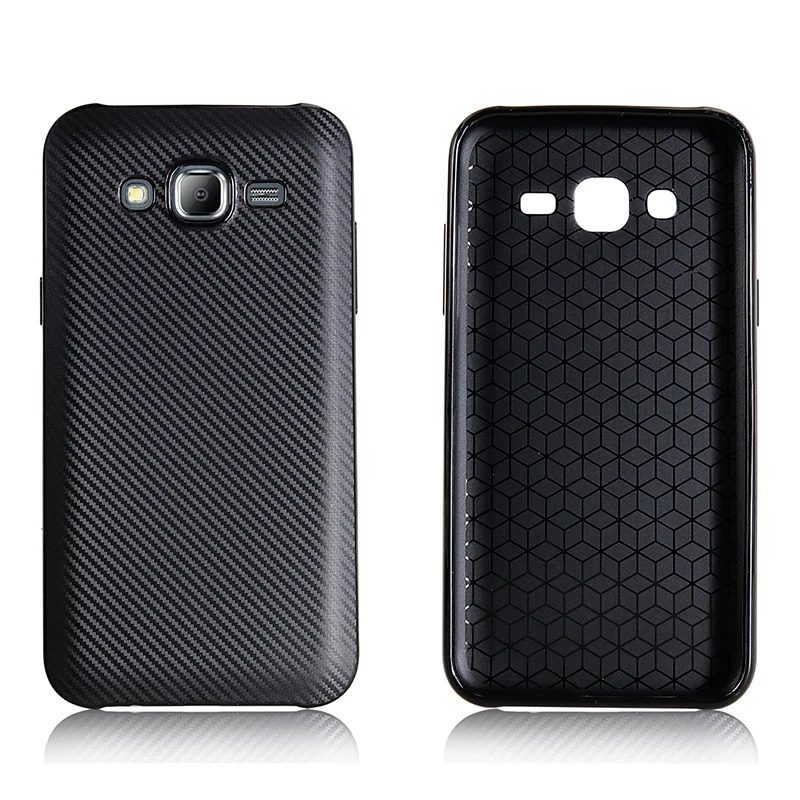 carbon fiber silicone case samsung j7 core neo j701f (5)