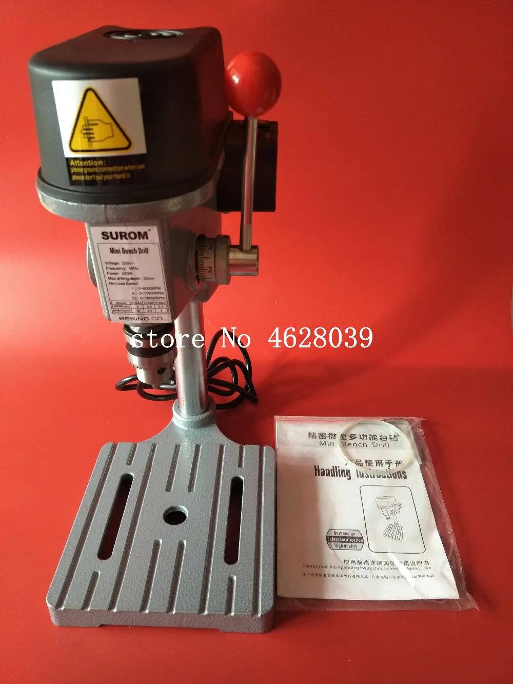 New 340W Mini Table Electric Drill Press Machine 220V Bits Power Tools 1mm-10mm | Инструменты