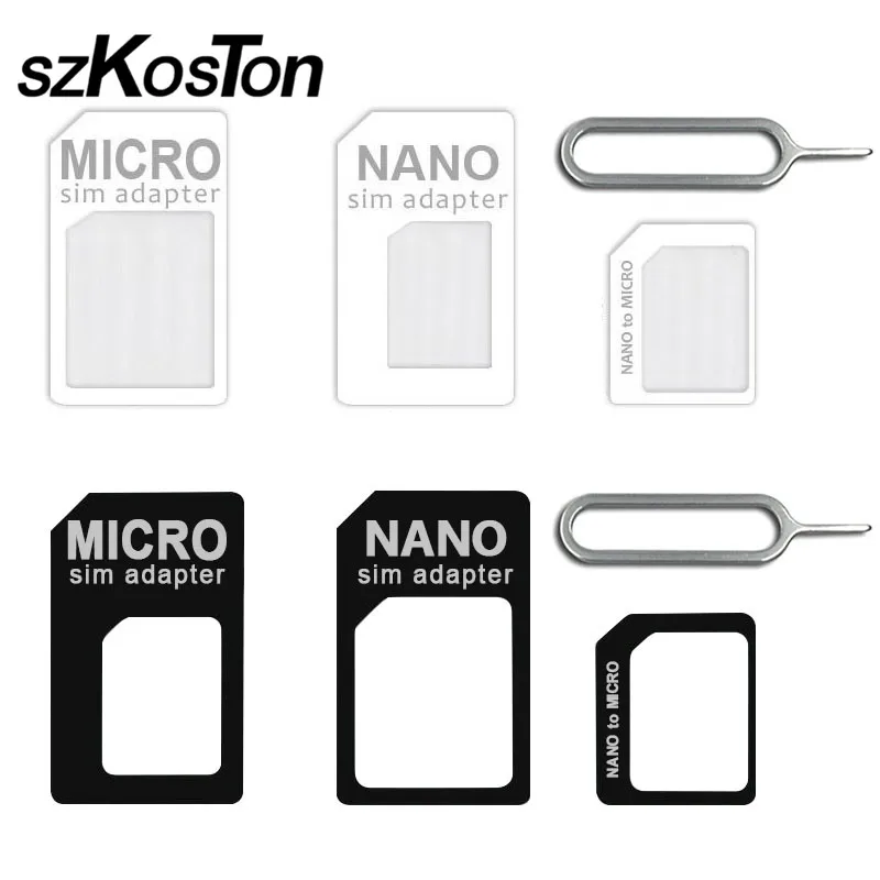 Конвертировать Nano sim карты в Micro стандартный адаптер стенд размер сим для iPhone X 7 8