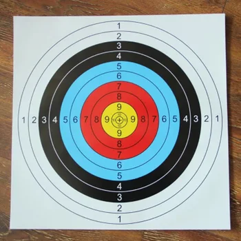 

10 PCS / Lot Shooting Target Paper Hunting Training Bow Arrow Target Paper Profession Archery Targets Darts Target Illustration