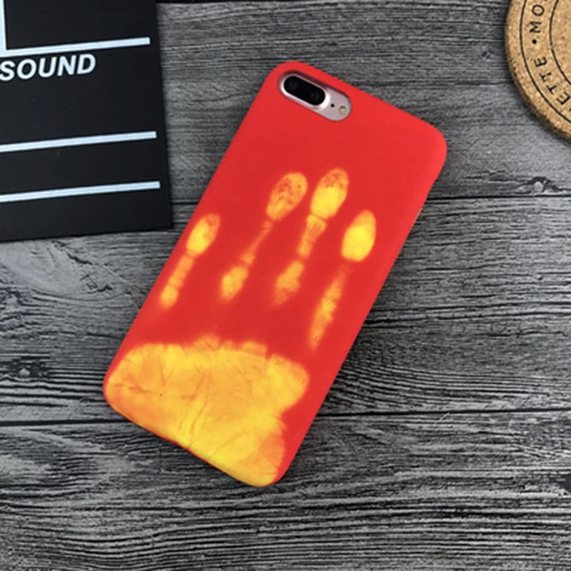 Warm color mobile phone case for iPhone8 mobile phone case