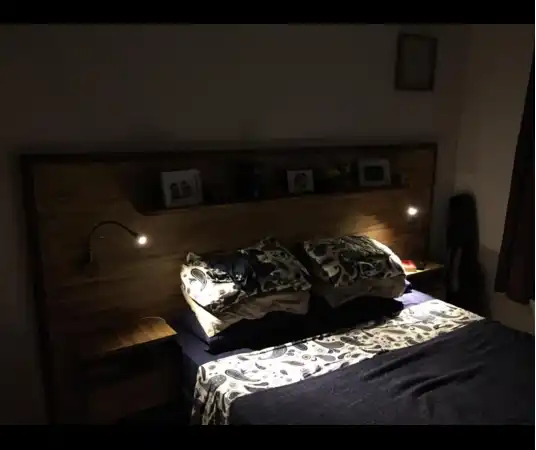headboard reading lights flexible arm