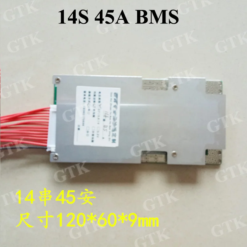 BMS 14 s 51,8 v 45A bms Li-Ion 45A e-bike батарея bms 48 v 40A Li-Ion 18650 плата защиты аккумулятора 52 v литий-полимерная батарея