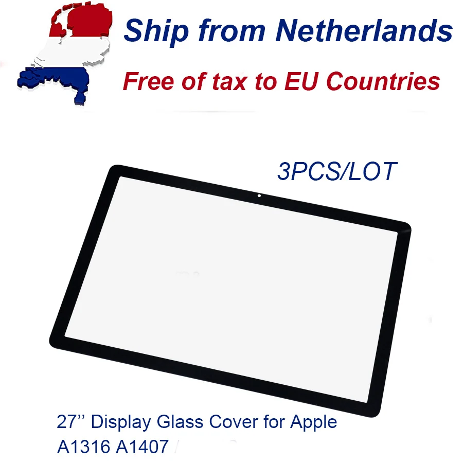 3 шт./лот новинка A1407 A1316 Apple 27 &quot переднее стекло панель светодиодный дисплей для