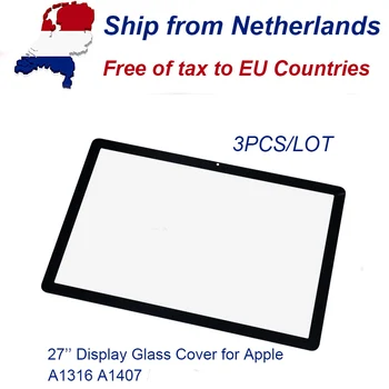 

3PCS/LOT New A1407 A1316 Apple 27" Front Glass Cover Bezel LED Cinema Display/Thunderbolt